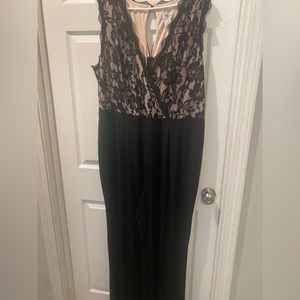 Black lace jumpsuit